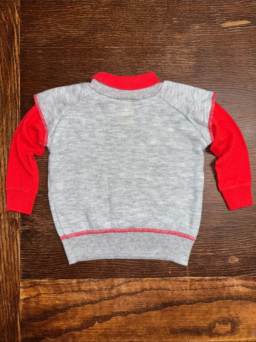 Vintage Carter's 1970’s Gray & Red “O.K. Coach” Sweatshirt 12 months
